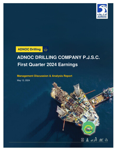 Thumbnail ADNOC Drilling Company Quarterly Report 2024-q1