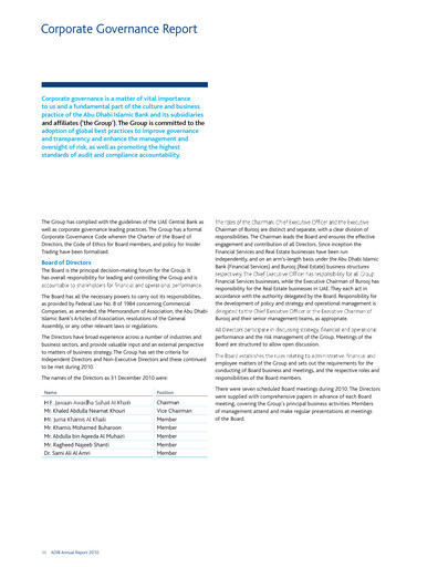 Thumbnail Abu Dhabi Islamic Bank (ADIB) Annual Report 2010