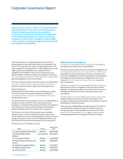 Thumbnail Abu Dhabi Islamic Bank (ADIB) Annual Report 2012