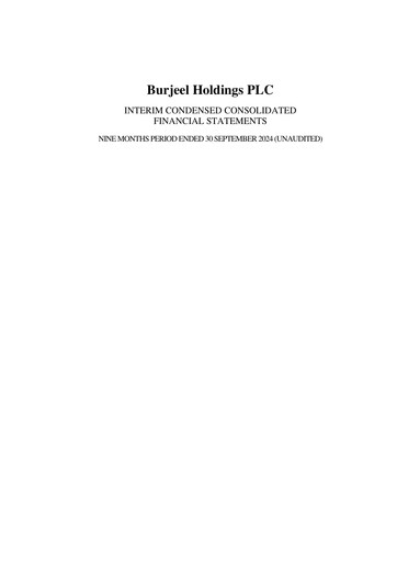 Thumbnail Burjeel Holdings Financial Statement 2024-9m