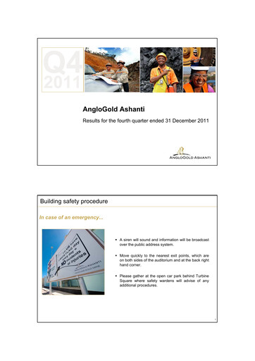 Thumbnail AngloGold Ashanti
 Financial Statement 2011