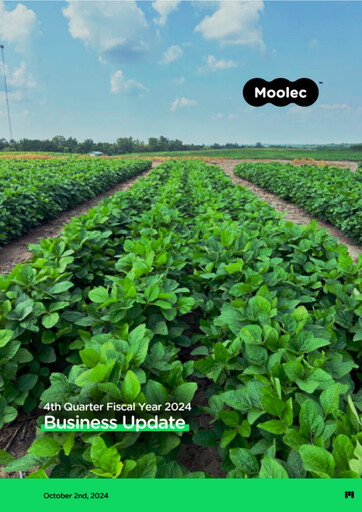 Thumbnail Moolec Science Quarterly Report 2024-q4