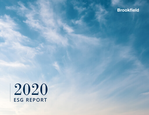 Thumbnail Brookfield Corporation ESG Report 2020