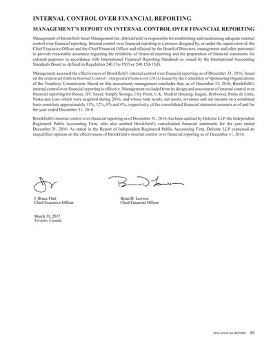 Thumbnail Brookfield Corporation Financial Statement 2016