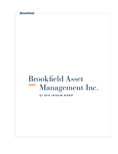 Thumbnail Brookfield Corporation Quarterly Report 2018-q1