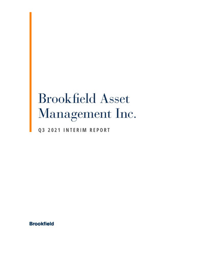 Thumbnail Brookfield Corporation Quarterly Report 2021-q3