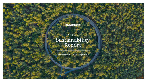 Miniature Brookfield Corporation Rapport de durabilité 2022