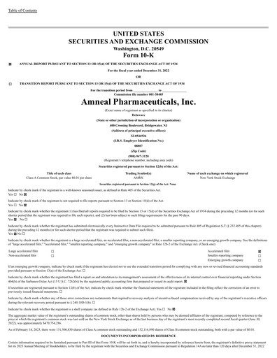 Thumbnail Amneal Pharmaceuticals
 Annual Report 2022