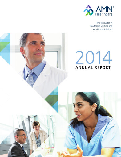 Thumbnail AMN Healthcare Services Annual Report 2014