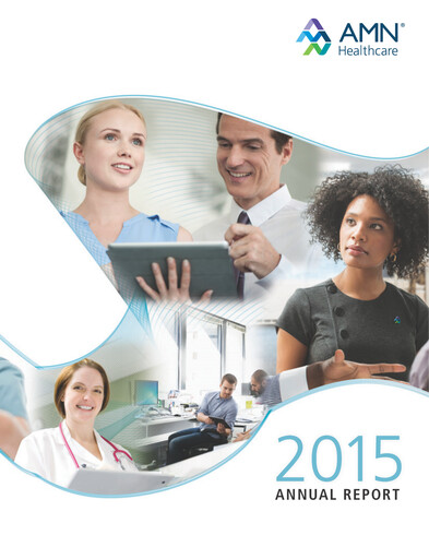 Thumbnail AMN Healthcare Services Annual Report 2015
