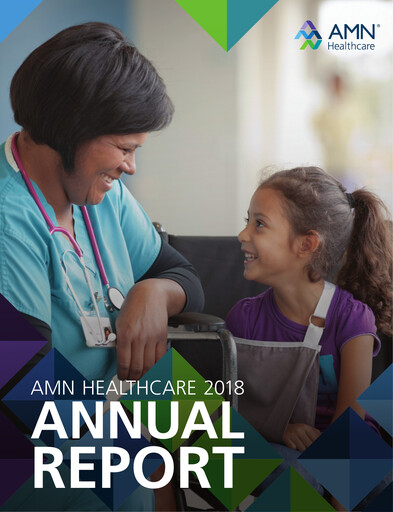 Thumbnail AMN Healthcare Services Annual Report 2018