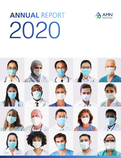 Thumbnail AMN Healthcare Services Annual Report 2020