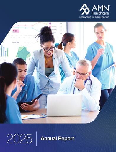 Thumbnail AMN Healthcare Services Annual Report 2025