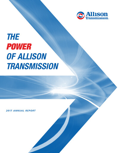 Thumbnail Allison Transmission
 Annual Report 2017