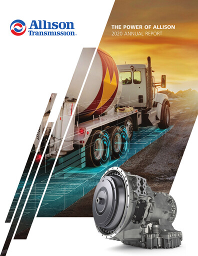 Thumbnail Allison Transmission
 Annual Report 2020