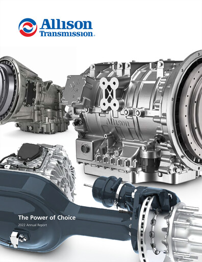 Thumbnail Allison Transmission
 Annual Report 2022