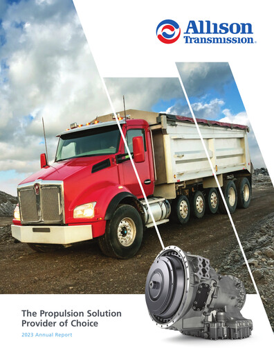 Thumbnail Allison Transmission
 Annual Report 2023