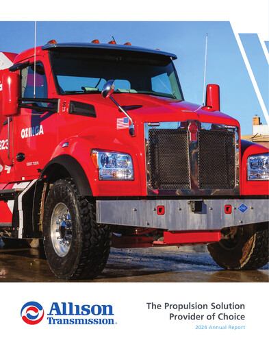 Thumbnail Allison Transmission
 Annual Report 2024