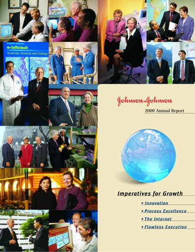 Thumbnail Johnson & Johnson Annual Report 2000