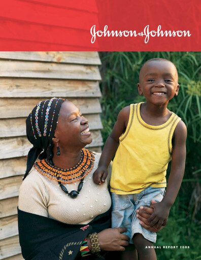 Thumbnail Johnson & Johnson Annual Report 2008