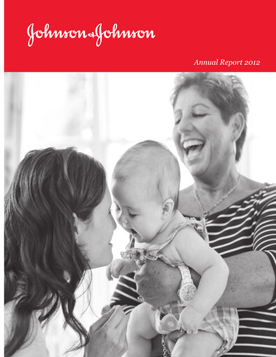 Thumbnail Johnson & Johnson Annual Report 2012