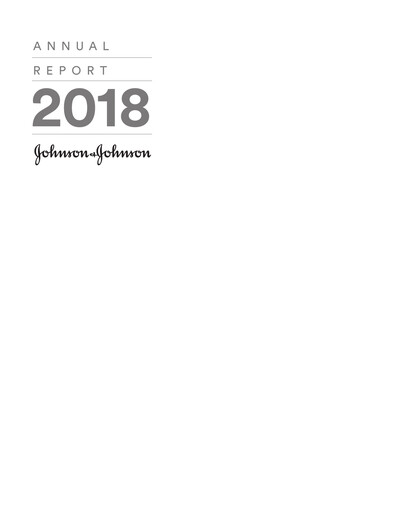 Thumbnail Johnson & Johnson Annual Report 2018