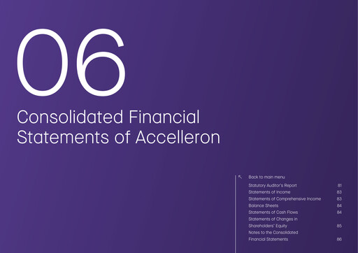 Miniature Accelleron Industries Bilan financier 2024