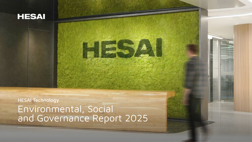 Thumbnail Hesai Group ESG Report 2025