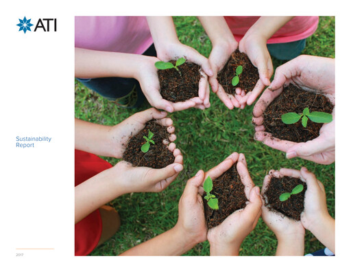 Thumbnail ATI Inc.
 Sustainability Report 2017