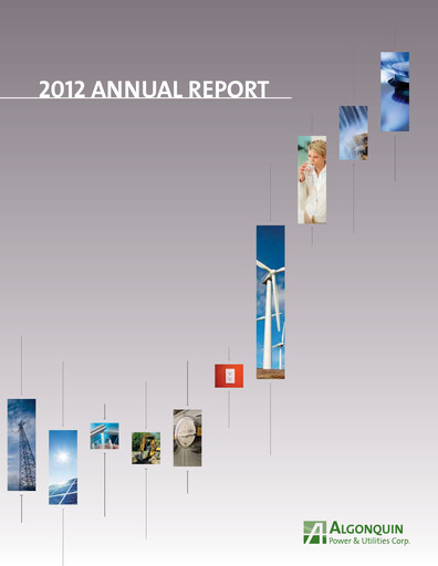 Vorschaubild Algonquin Power & Utilities Jahresbericht 2012