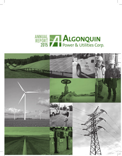 Vorschaubild Algonquin Power & Utilities Jahresbericht 2015