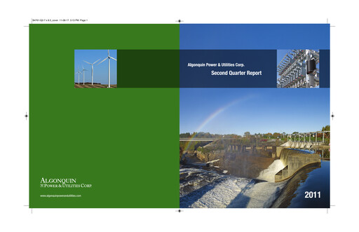 Thumbnail Algonquin Power & Utilities Quarterly Report 2011-q2