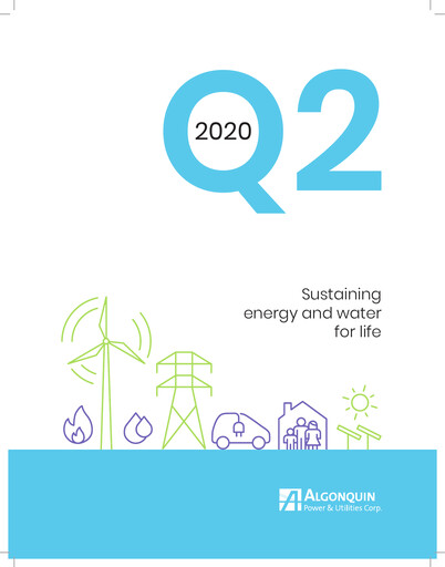 Thumbnail Algonquin Power & Utilities Quarterly Report 2020-q2