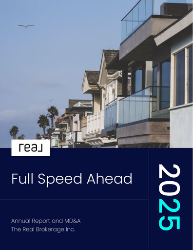 Thumbnail Real Brokerage Inc. Annual Report 2025