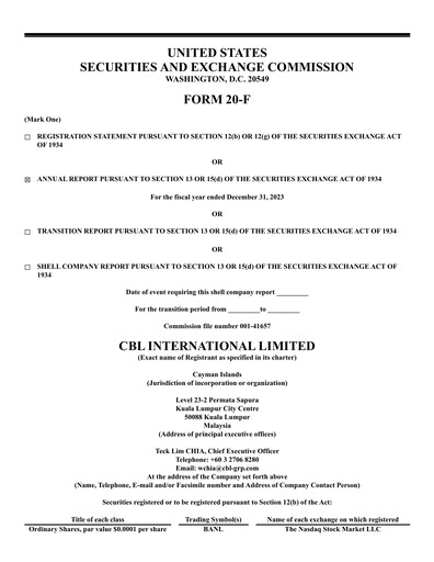 Thumbnail CBL International Annual Report 2023