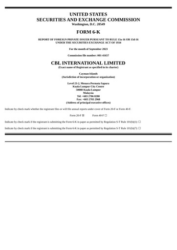 Thumbnail CBL International Half-year Report 2023-h1