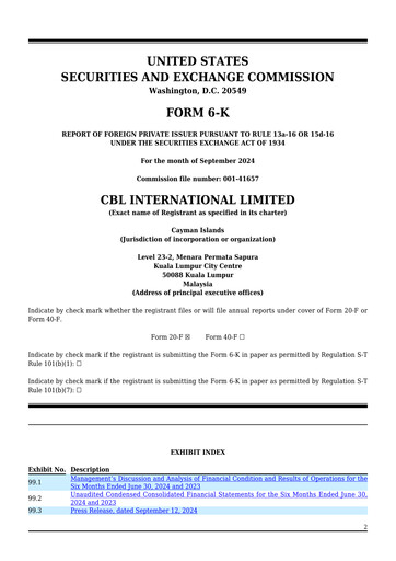 Thumbnail CBL International Half-year Report 2024-h1