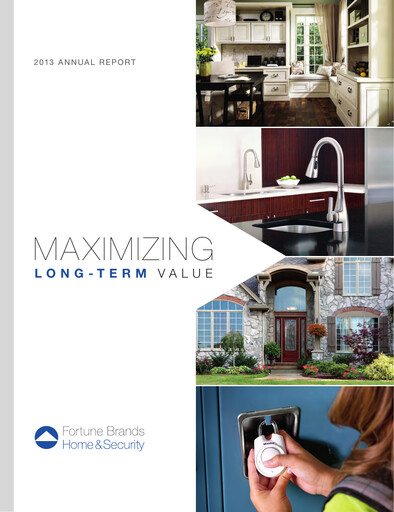 Thumbnail Fortune Brands Innovations Annual Report 2013