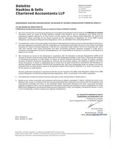 Vorschaubild LTIMindtree Quartalsbericht 2024-q2