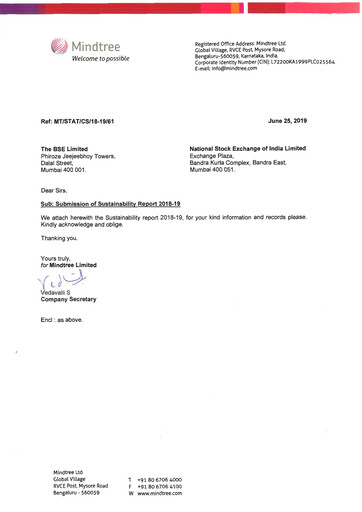 Thumbnail LTIMindtree Sustainability Report 2019