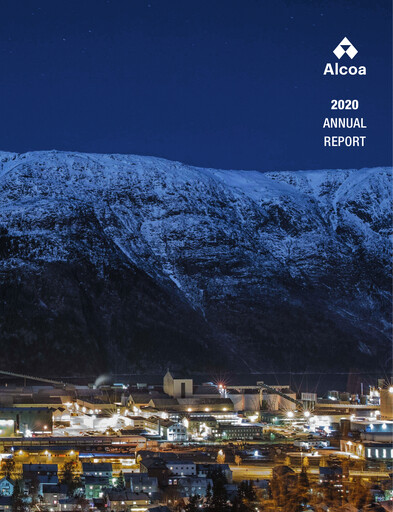 Thumbnail Alcoa Annual Report 2020