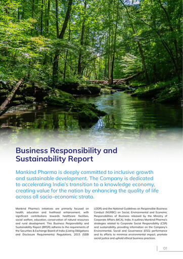Thumbnail Mankind Pharma ESG Report 2023-2024