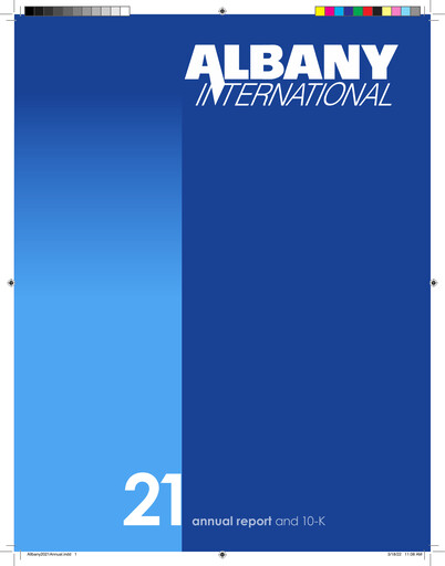 Thumbnail Albany International
 Annual Report 2021