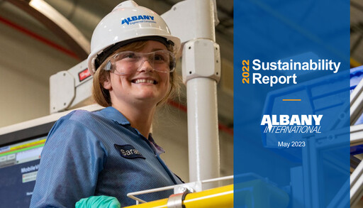 Thumbnail Albany International
 Sustainability Report 2022