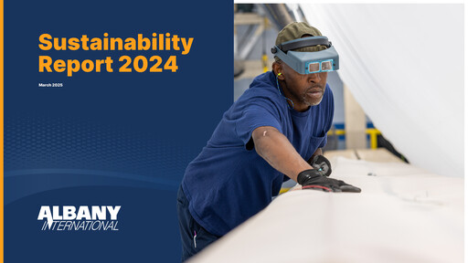 Thumbnail Albany International
 Sustainability Report 2024