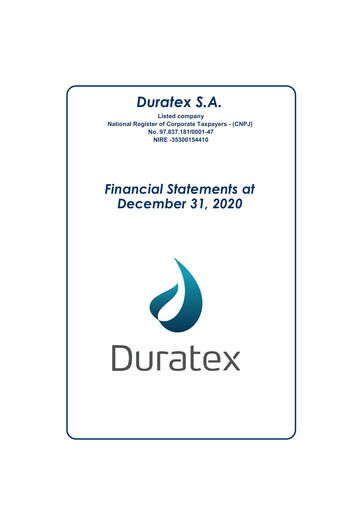 Miniature Dexco Bilan financier 2020