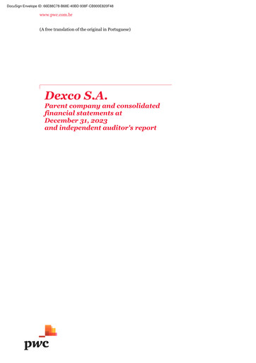 Miniature Dexco Bilan financier 2023