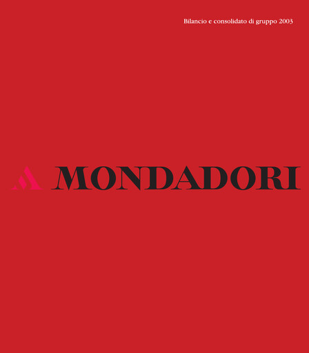 Thumbnail Arnoldo Mondadori Editore Financial Report 2003