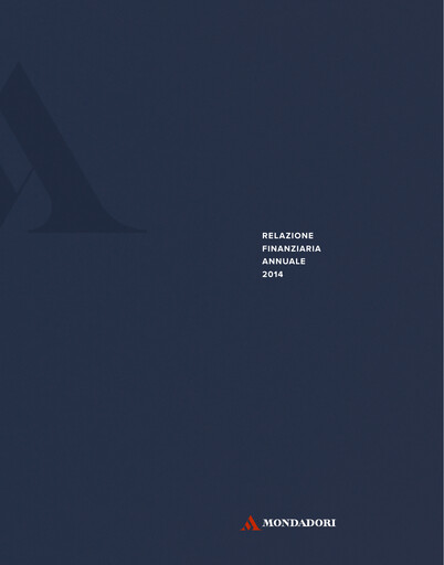 Thumbnail Arnoldo Mondadori Editore Financial Report 2014