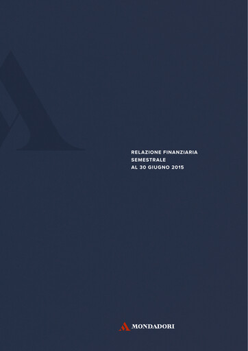 Thumbnail Arnoldo Mondadori Editore Financial Report 2015-h1
